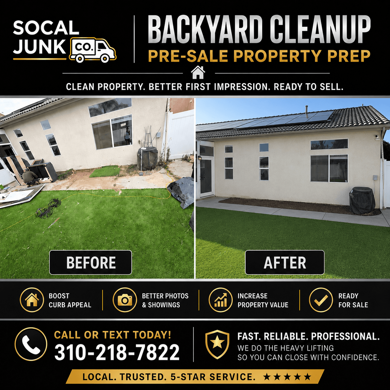 Murrieta Backyard Cleanup