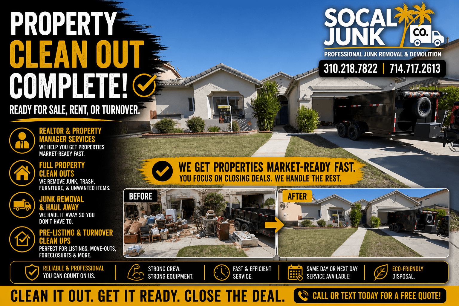 Property Cleanout Complete
