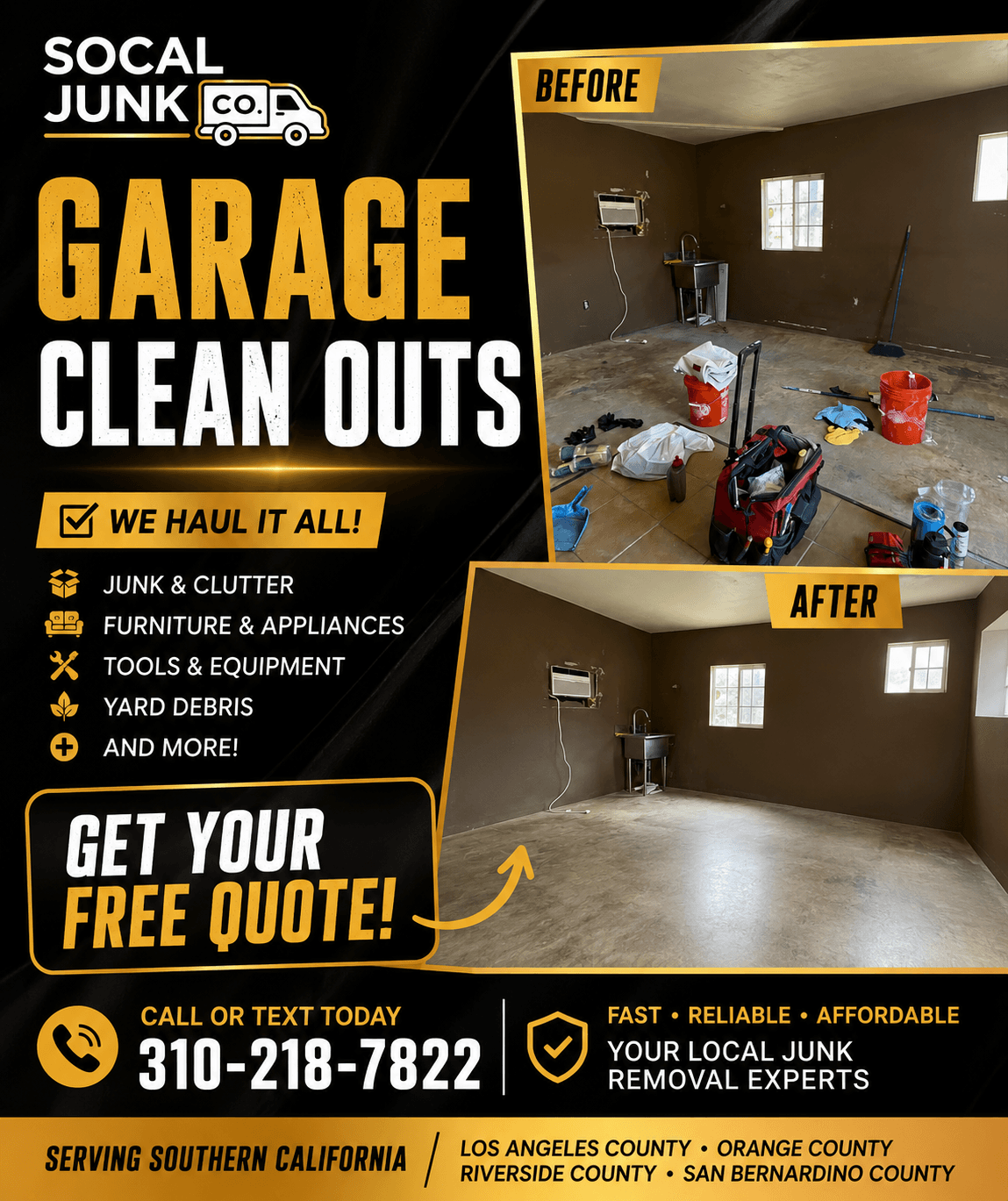 Riverside Garage Cleanout